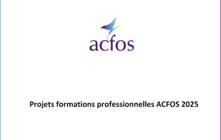 Formation : les nouveautés du programme Acfos 2025