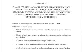 Convention Cnam : le texte du 1er avenant