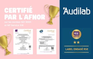 Audilab voit ses certifications qualité et RSE renouvelées