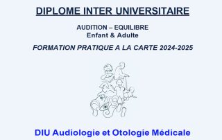La session du DIU Audiologie et otologie médicale 2025 est ouverte