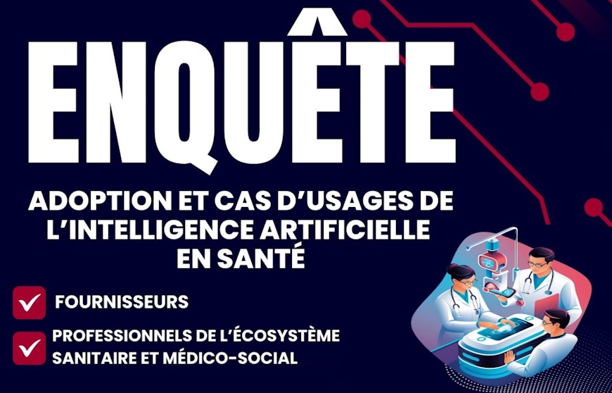 Répondez à l’enquête nationale sur les usages l’intelligence artificielle en santé !