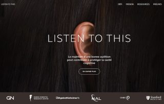 L’initiative “Listen to this” a son site en français