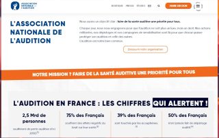 L’Association nationale de l’audition renouvelle son site de l’URL au plafond