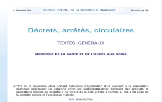 L’avenant à la Convention Cnam-audioprothésistes entrera en vigueur le 1er janvier