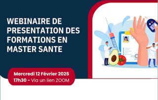 Une information sur le master Santé de la Sorbonne