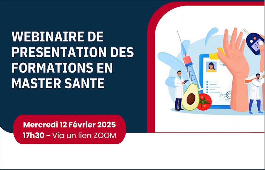 Une information sur le master Santé de la Sorbonne